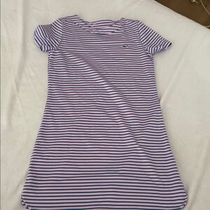Vineyard Vines Pink and Blue Striped Kids Dress